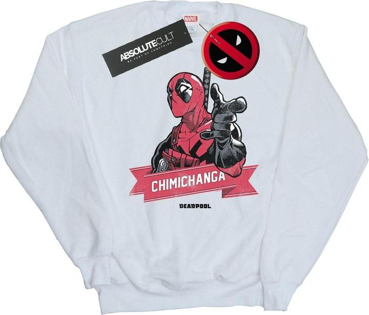 Deadpool Chimichanga Finger Sweatshirt (S)