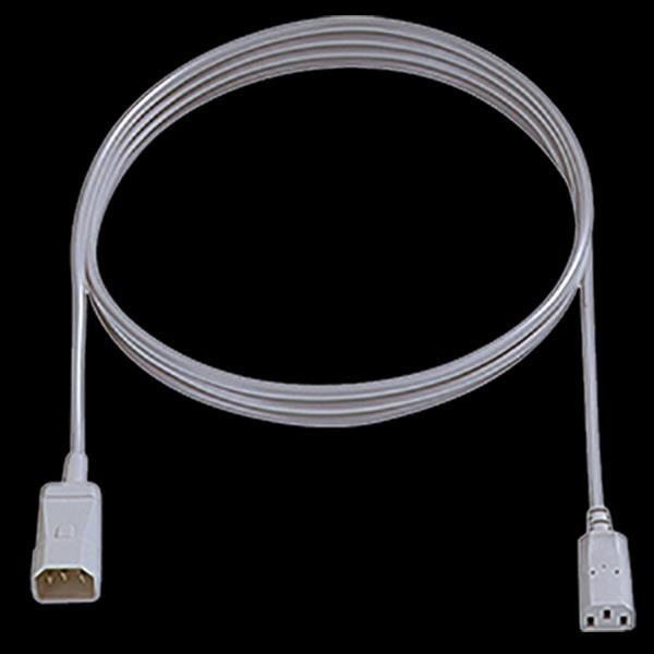 Actual product image Bachmann Power Cord C14 to C13 grey, Extension Cable (0.75 m, C14, C13)