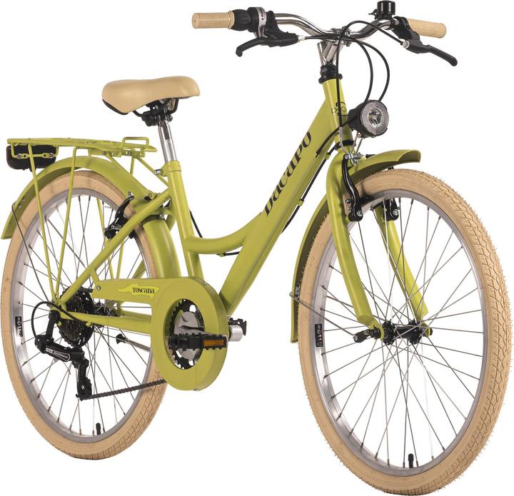 Actual product image Kinderfahrrad 24" Toscana vintage rosa 6 Gänge RH 41 cm (24")