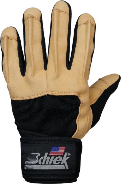Schiek Gewichtheber Vollfinger-Schutzhandschuhe Modell 425F mit Handgelenkbandagen (XS, S, M, L, XL, XXL)