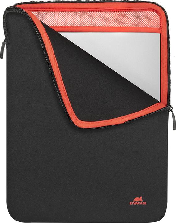 Actual product image Rivacase Anti-shock Case for MacBook 13" Vertical Zip Black (15.60", Apple)