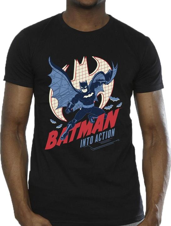 Immagine prodotto Batman Into Action Maglietta Uomo (XXL)