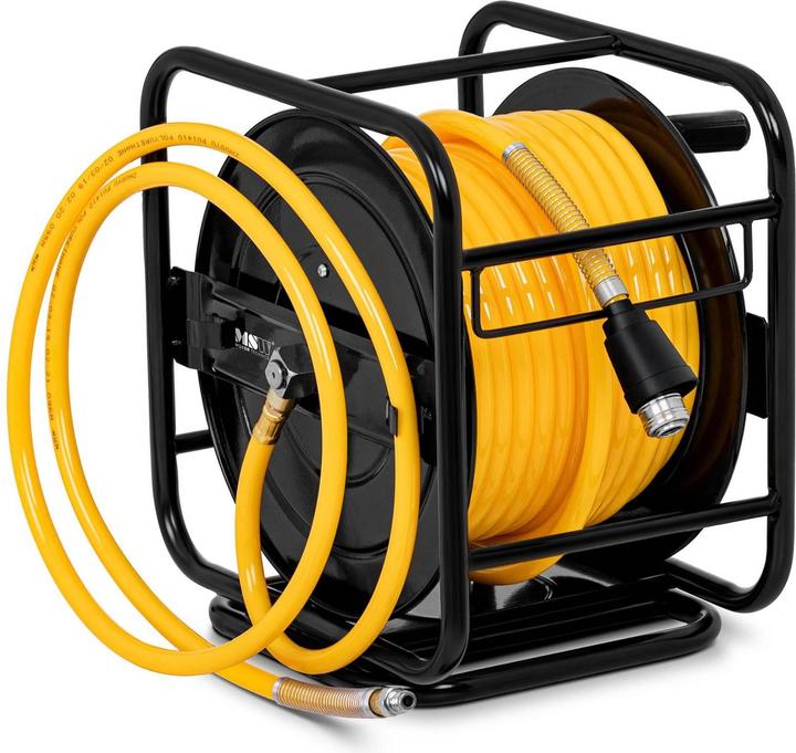 Produktbild MSW Druckluftschlauch Aufroller Schlauchtrommel Luft Schlauchaufroller 30 m 8 bar