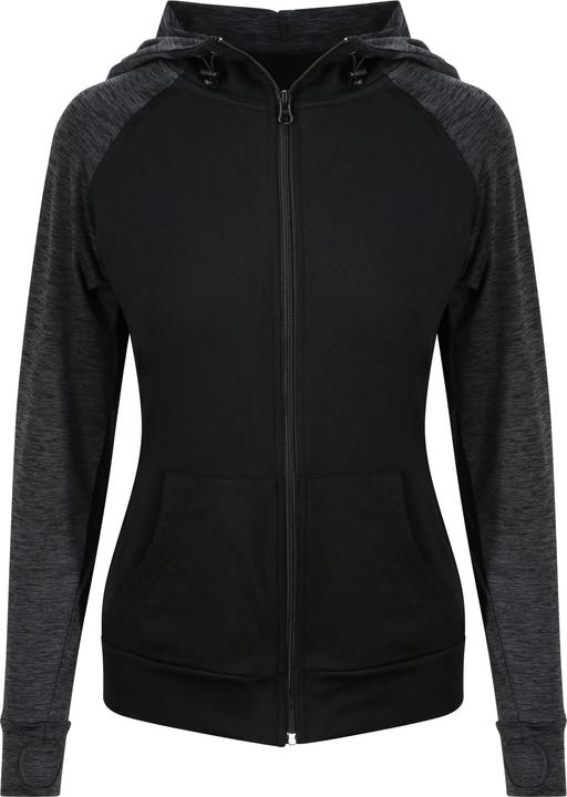Awdis Cool Girlie Hoodie mit durchgehendem Reissverschluss