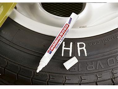 Actual product image Edding Tyre marker 8050 (White, Blue, Red, 4 mm, 1 x)