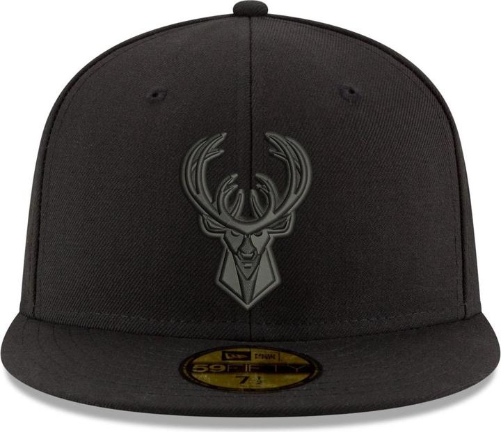 Actual product image New Era 59Fifty Cap - NBA BLACK Milwaukee Bucks - 7 (7)