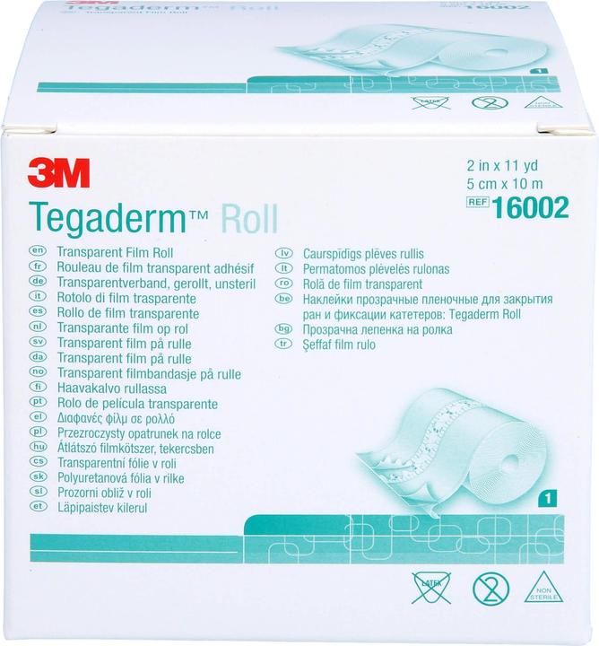 Actual product image 3M Tegaderm Roll Transparent Bandage 10 m x 5 1 Rl (1 x)