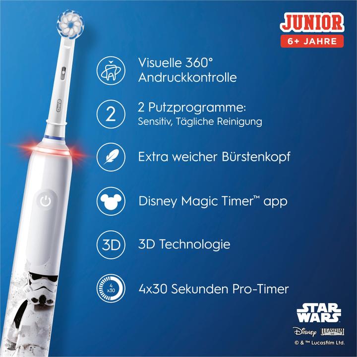 Actual product image Oral-B Junior Star Wars (Oscillating toothbrush)
