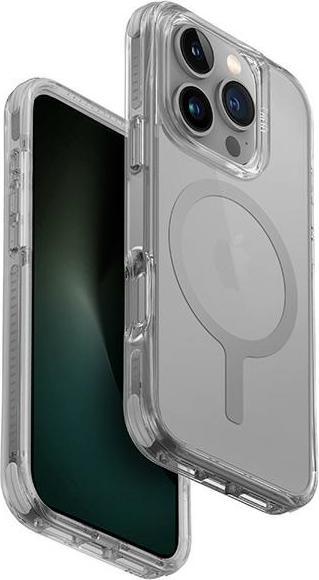 Actual product image Uniq etui Combat iPhone 16 Pro 6.3" Magclick Charging szary/stone grey (Apple iPhone 16 Pro)