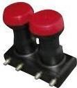 Produktbild Megasat Diavolo Satellitenantennen-Umwandler (Quad LNB, 40mm)