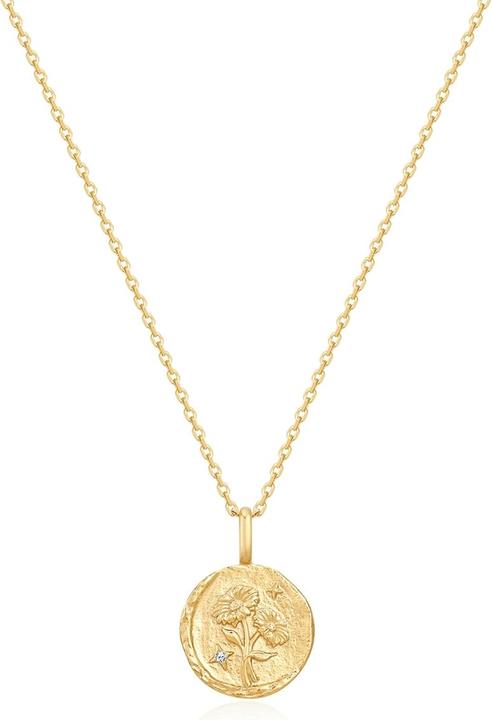 Image du produit Glanzstücke München Collier femme fleur de naissance Pâquerette d'avril - 37178 (Argent Sterling, 40 - 45 cm)