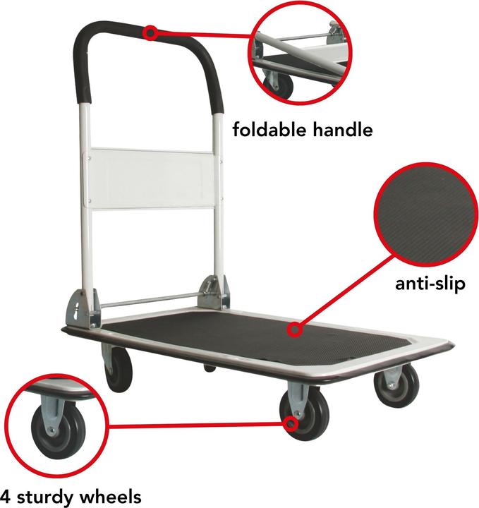 Produktbild Perel OHT150 Lastenroller, 150kg Tragkraft (150 kg)