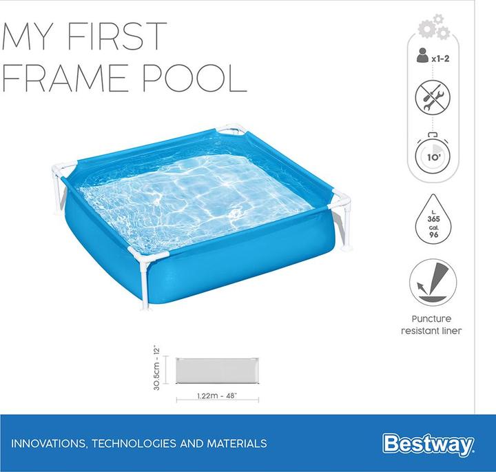 Actual product image Bestway Steel Frame Pool