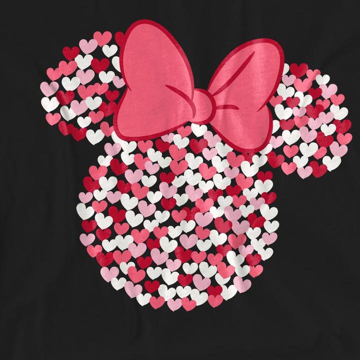 Immagine prodotto Disney Maglietta San Valentino Topolina Sagoma di Orecchie a Cuore Adulto Unisex (XXL)