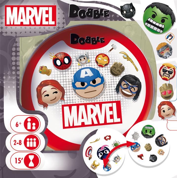 Produktbild Asmodée Jeu - Dobble Marvel Emoji (Französisch)