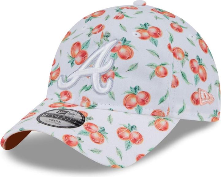 Actual product image New Era 9Twenty Kinder Youth Cap - PEACHES Atlanta Braves (54, 55, 56)