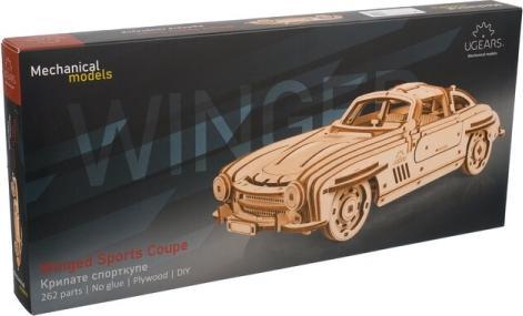Actual product image Ugears 70205 Winged Sports Coupe