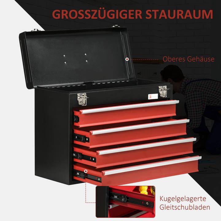 Actual product image Durhand Toolbox with 4 drawers (1 pieces)