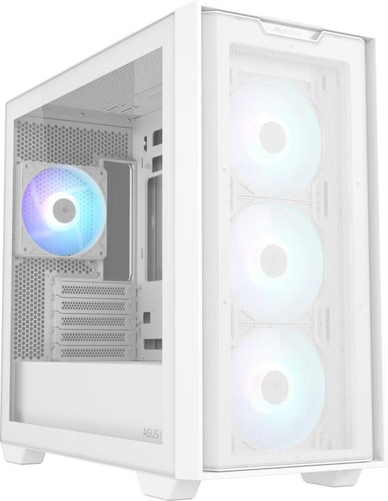 Produktbild ASUS Geh A21 PLUS TG ARGB WHITE (Mini-ITX, mATX)