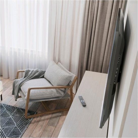 Actual product image Hama TV wall bracket, rigid, 165 cm (65") up to 35 kg, wall distance 2.3 cm (Wall, 65", 35 kg)