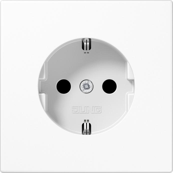 JUNG Socket outlet 1f aws glz LS UP IP20 ZP LS1521WW