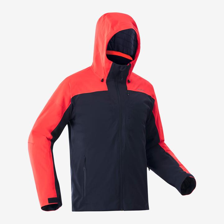 Produktbild Wedze Skijacke Herren warm und wasserdicht - 500 marineblau/rot (S)