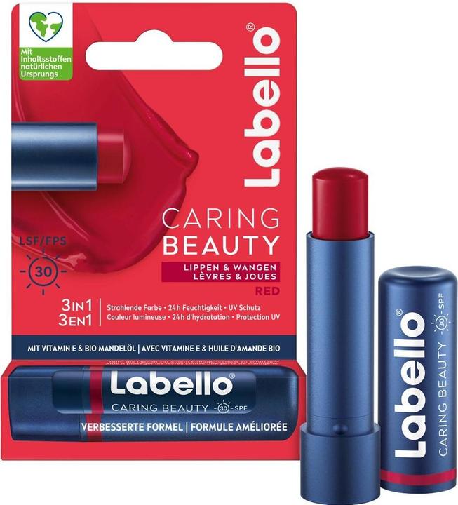 Produktbild Labello Caring Beauty Red (neu) Stick 4.8 g (Lippenpflege Stick, 5.50 ml)