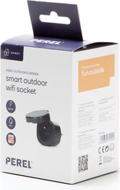 Produktbild Velleman Smart-Wi-Fi-Steckdose - Für Den Aussenbereich - Typ E (Französisches System)