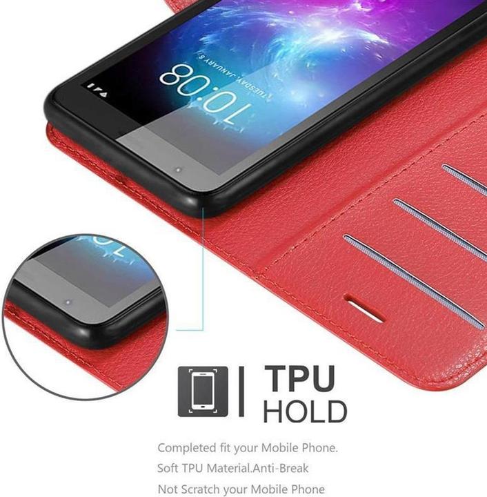 Actual product image Cadorabo Book with stand function cover (ZTE Blade A3)