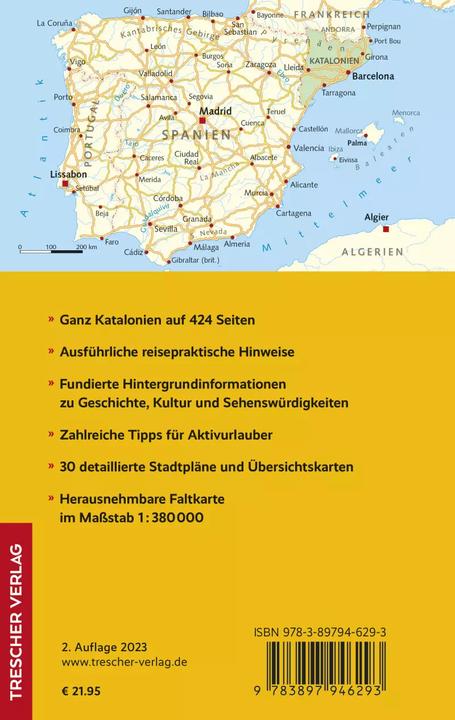 Produktbild Reiseführer Katalonien (Deutsch, Jens Wiegand, 2023)