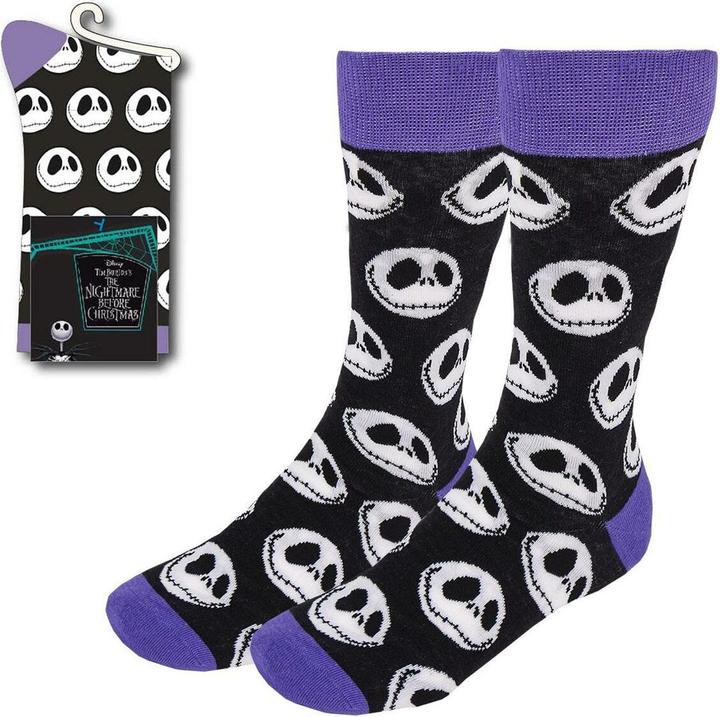 Cerdá Nightmare before Christmas Socken Jack's Face Purple 38-45 (Einzelpack, 38 - 45)