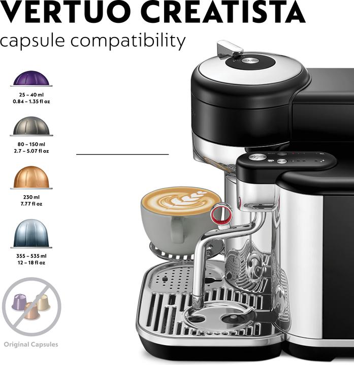 Productafbeelding Sage Nespresso Vertuo Creatista (NESPRESSO Vertuo)