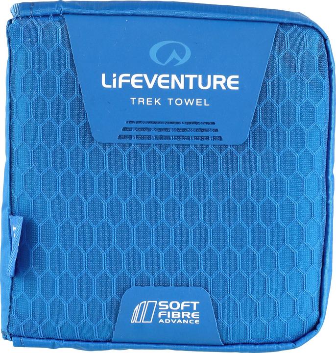 Lifeventure SoftFibre Advance Trek Towel, Blue, Pocket Size