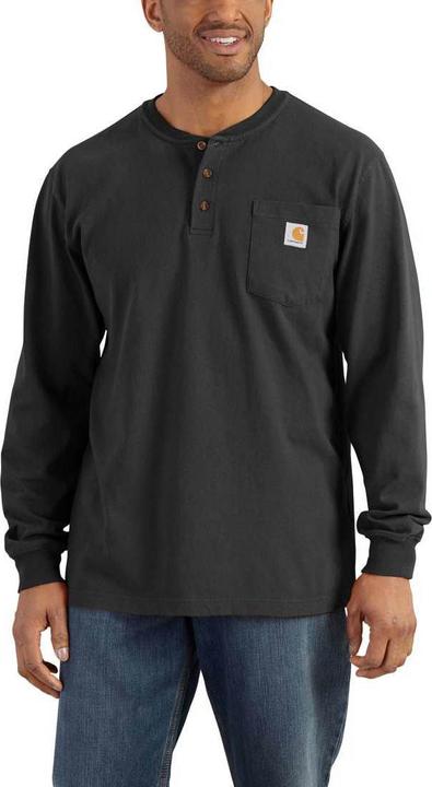 Immagine prodotto Carhartt Maglietta a maniche lunghe nera pesante (S)