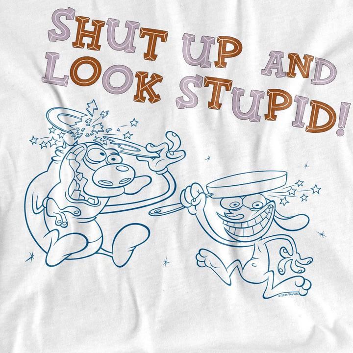 Produktbild Ren & Stimpy Shut Up And Look Stupid! TShirt (XXL)