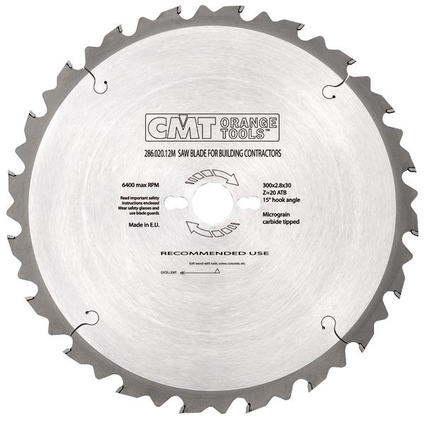 Produktbild CMT 286.032.18M Bausägeblatt (Nagel in Holz) 450 x 30 x 32T