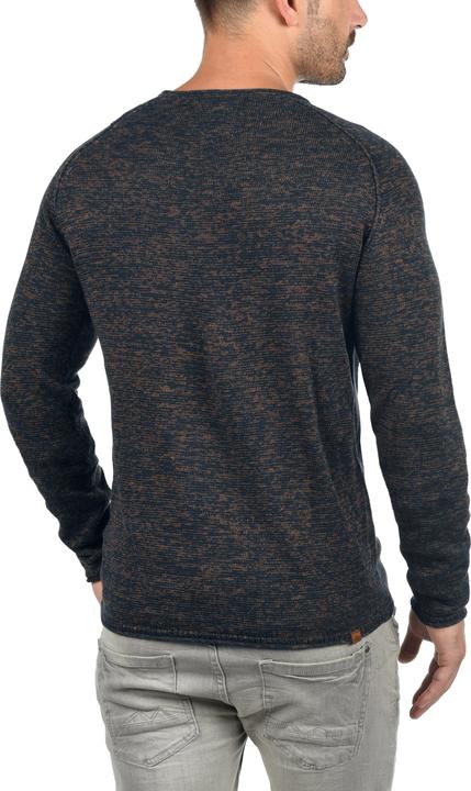 Actual product image Blend Dan Men's Jumper Knit Pullover With O-Neck Flecked (L)