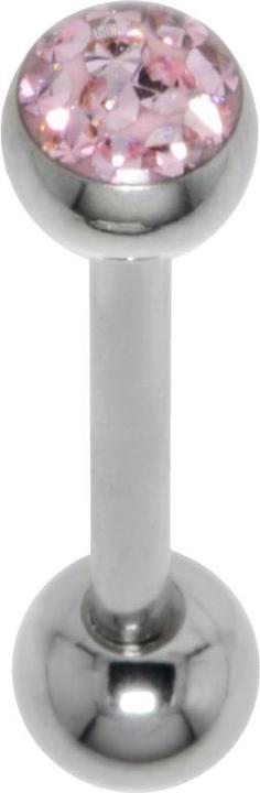 Bijouteria Zungenpiercing (Edelstahl, Kristall, Epoxiharz)