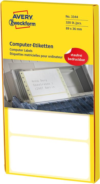 Actual product image Avery Address labels