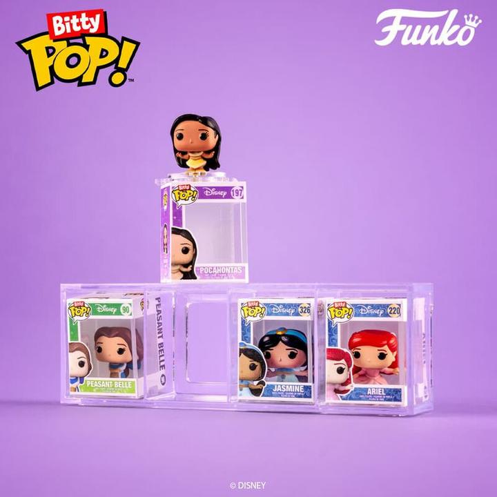Produktbild Funko Disney Princesses pack 4 figurines Bitty POP! Vinyl Belle 2,5 cm