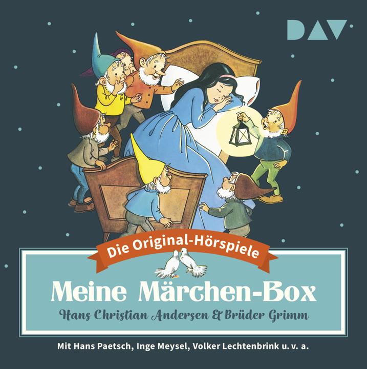 Produktbild Meine Märchen-Box – Die 34 schönsten Märchen-Hörspiele (Jacob Grimm, Hans Christian Andersen, Wilhelm Grimm, Eduard Marks, Hans Paetsch, Volker Lechtenbrink, Sándor Ferenczy, Deutsch)