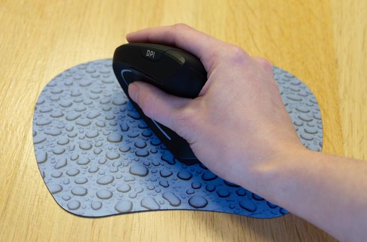 Productafbeelding Q-Connect Muis ergonomisch zwart draadloos (Draadloze)