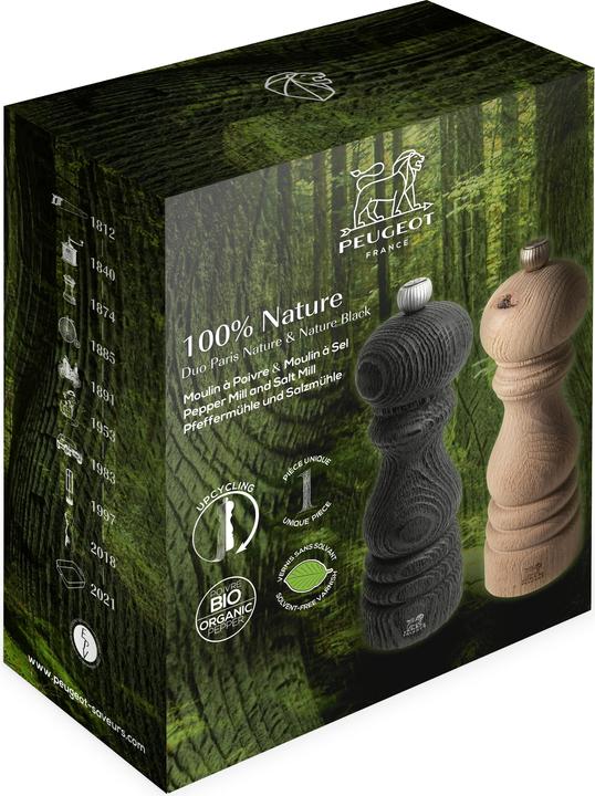Actual product image Peugeot Paris Duo Nature (Salt, Pepper)