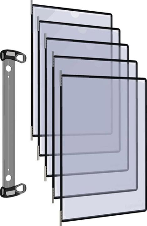 Produktbild Tarifold Wandelement PRO 920300 A4 5Tafeln Easy Load sw