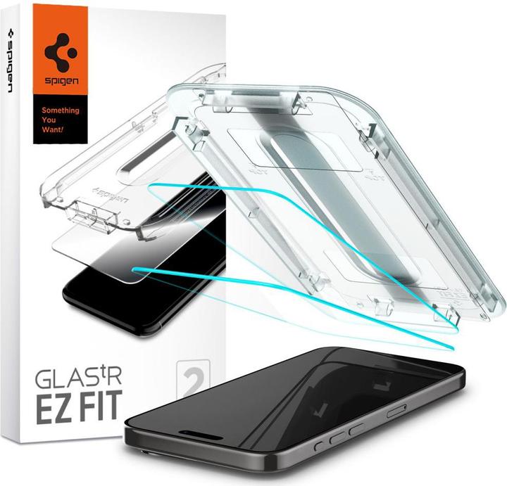 Image du produit Spigen Glas.TR EZ Fit (1 pièce(s), Apple iPhone 15 Pro Max)