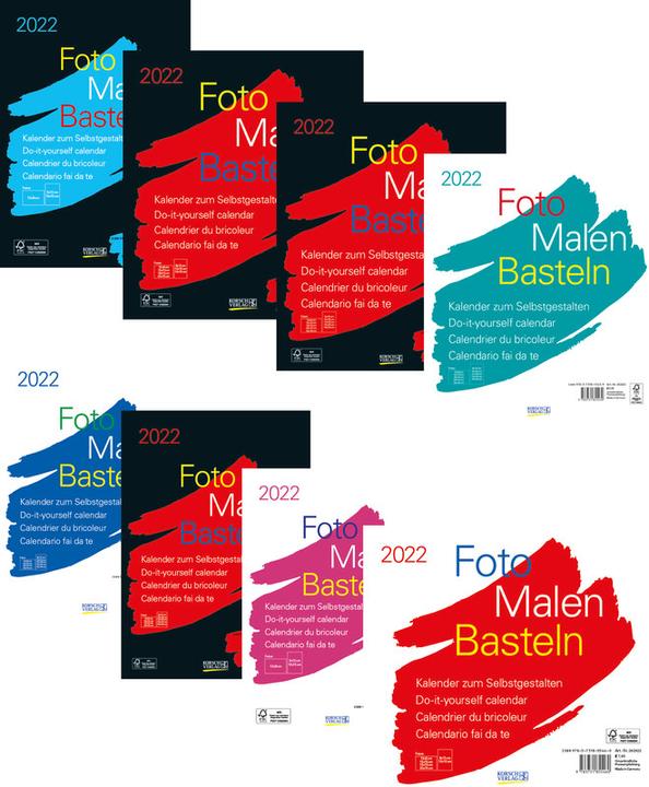 Produktbild Bastelkalender Foto Malen Basteln (15 x 21 cm)