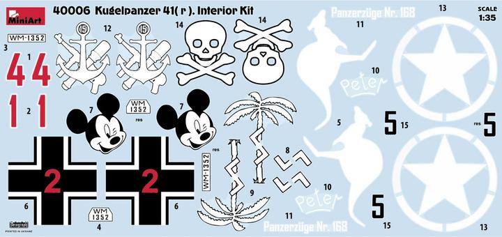 Produktbild Mini art Kugelpanzer 41(r) Interior Kit