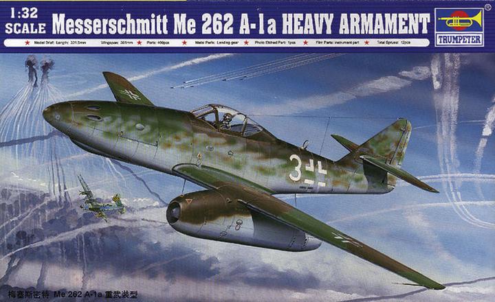 Produktbild Trumpeter Messerschmitt Me 262 A-1a Heavy Armament (with R4M Rocket)