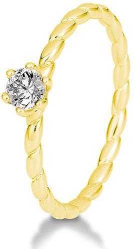 Breuning Verlobungsring Twisted (53, 585/14 K Gold)