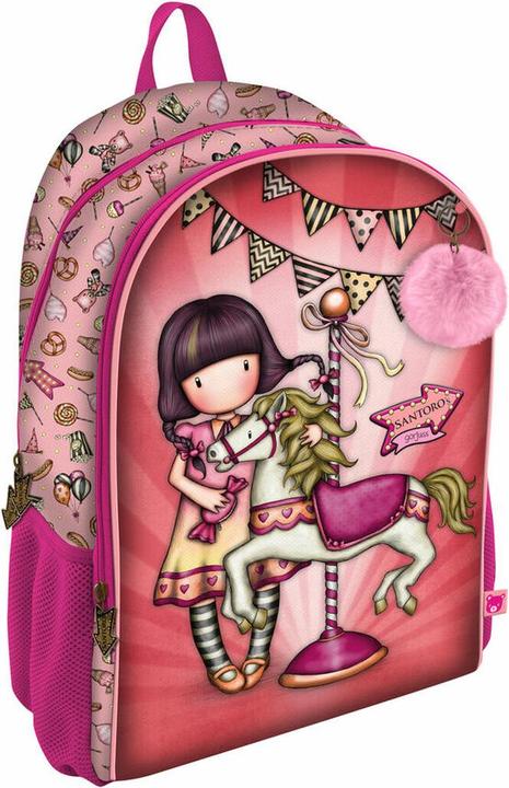 Gorjuss Schulrucksack Carousel Lachsfarben (31.5 x 40 x 22.5 cm)